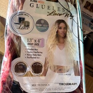 Bobbi boss Glueless Lace Wig MLF255 Danica in TTrosemary